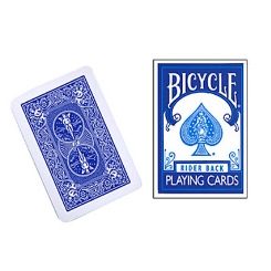 Jeu mini Bicycle bleu