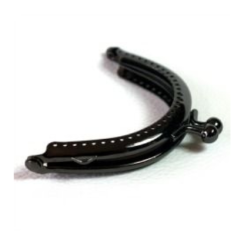 Fermoir Mini Rond Noir