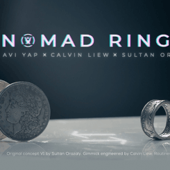 Nomad Ring Morgan - Mark II  Silver - Bitcoin