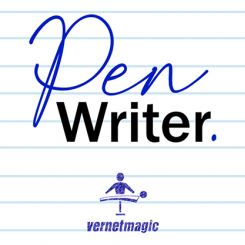 Pen Writer (bleu)