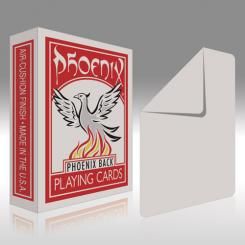 Jeu de cartes Phoenix Parlour Blanc/faces normales