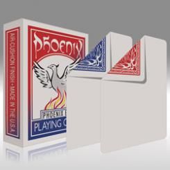 Jeu de cartes Phoenix Blanc/dos rouge