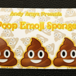 Sponge Emoji Poo x 4