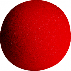 Balle éponge  Super Soft (10 cm de diamètre) rouge