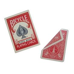Jeu Bicycle Double dos (rouge/rouge)