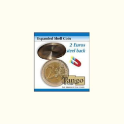 Coquille expans&eacute;e aimantable 2 euros (dos acier)