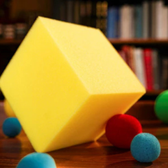 Cube éponge 3.0 - Jaune