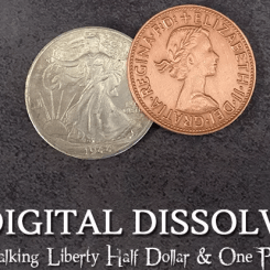Digital Dissolve (Walking Liberty Half Dollar)