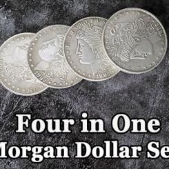Four in one Morgan Dollar