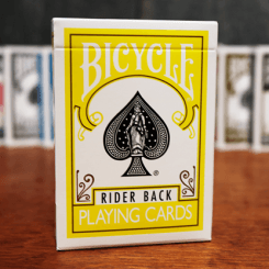 Jeu de carte Bicycle jaune