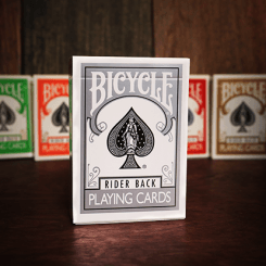 Jeu de carte Bicycle argent