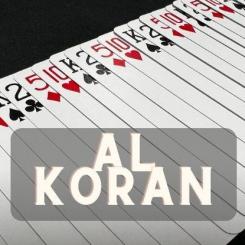 Jeu de cartes Al Koran (bleu)