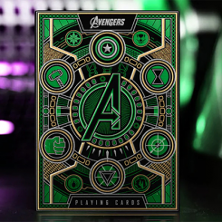 Jeu de cartes Avengers Vert