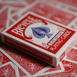 Jeu de cartes Bicycle Elite rouge