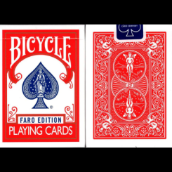 jeu de cartes Bicycle Faro Edition rouge