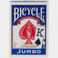 Jeu de cartes Bicycle Standard Bleu (Index Jumbo)