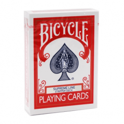 Jeu de cartes Bicycle Supreme Line Biseauté rouge