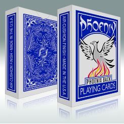 Jeu de cartes Phoenix bleu