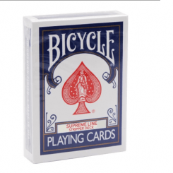 Jeu de cartes Bicycle Supreme Line Biseauté bleu