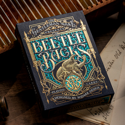 Jeu de cartes The Beetle Backs Colbalt