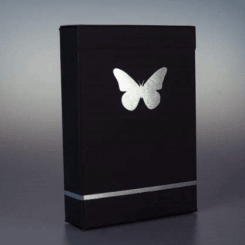 Jeu marqu&eacute; Butterfly Black (Silver)
