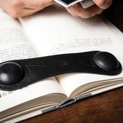 Leather Book Weight (noir)
