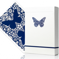 Jeu de cartes Butterfly Worker bleu