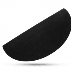 Tapis demi Cercle noir