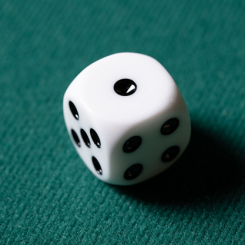 Dé Gimmick de Remplacement  Mental Die - Blanc