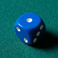 Dé Gimmick de Remplacement  Mental Die - Bleu
